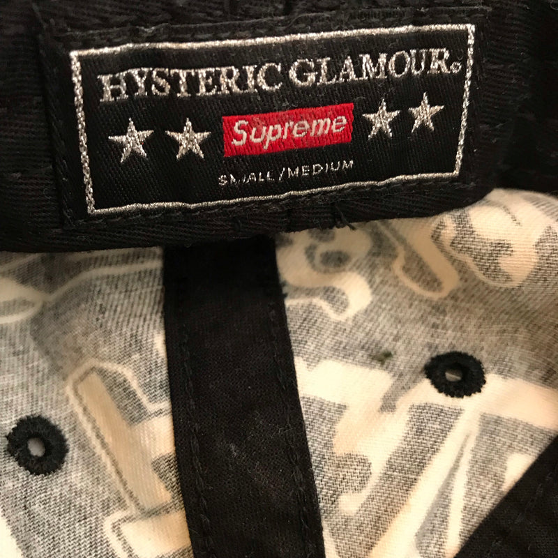 Supreme/HYSTERIC GLAMOUR/Bucket Hat/S/M/BLK/Cotton/All Over Print