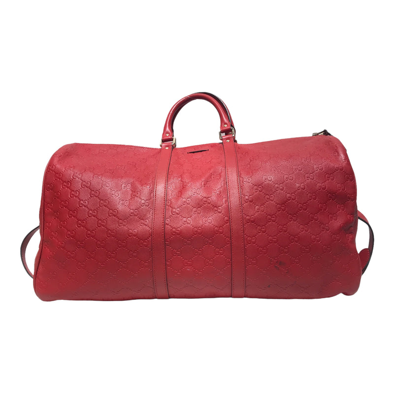 GUCCI/GUCCISSIMA LIMITED EDITION/Luggage//RED/Leather/Monogram