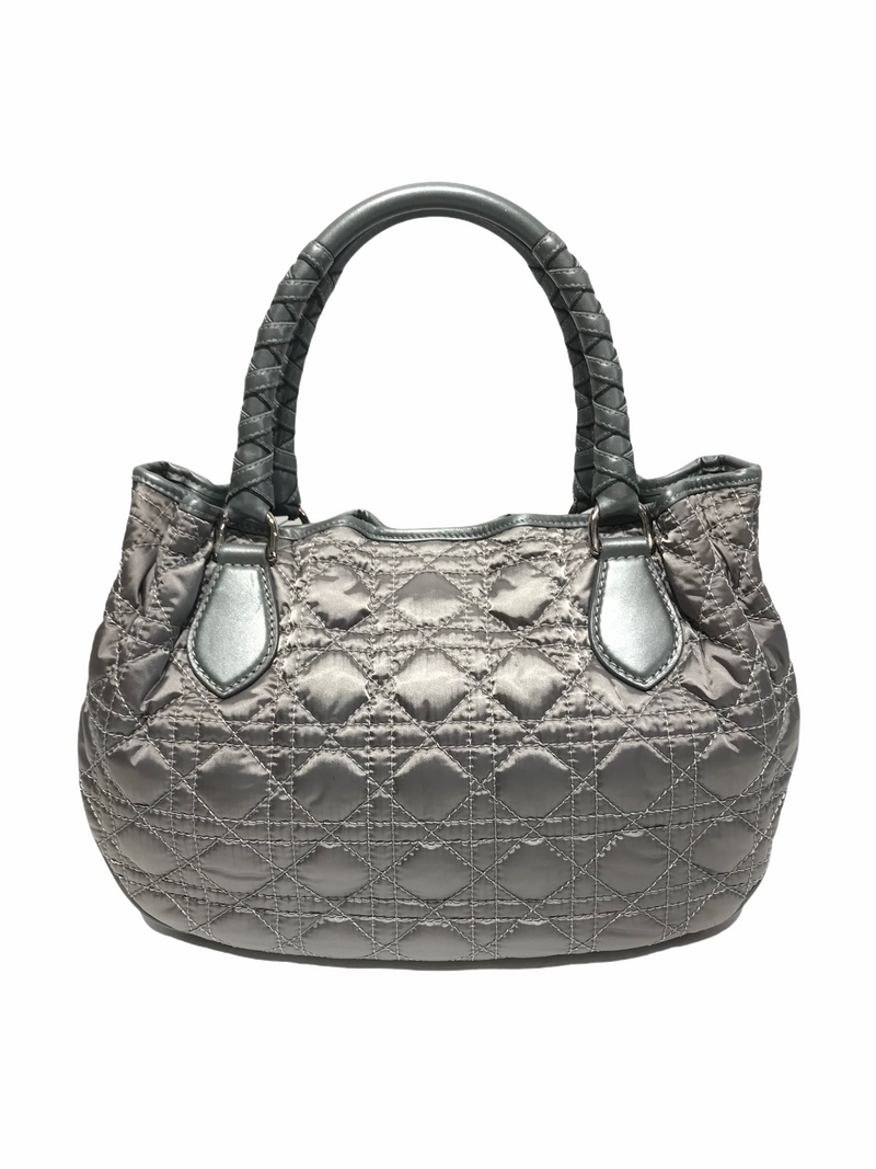 Christian Dior/Tote Bag/GRY/Nylon