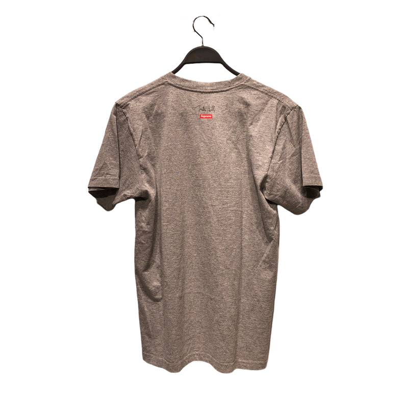 Supreme//T-Shirt/M/GRY/Cotton/Plain