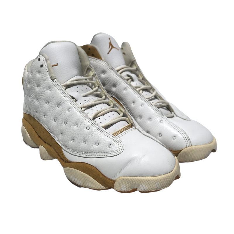 Jordan/Hi-Sneakers/US 9/Leather/WHT/JORDAN RETRO 13 "WHEAT"