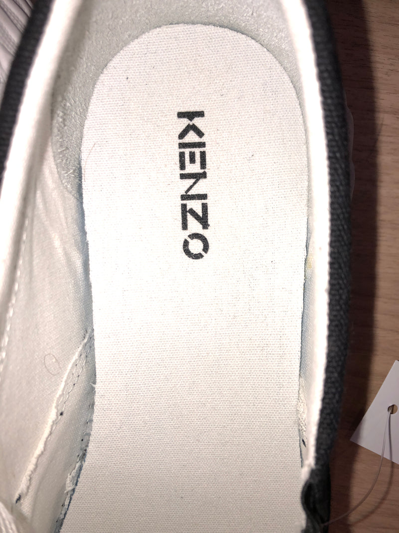 KENZO//Shoes/US9/BLK/Cotton/Graphic/Slip-on