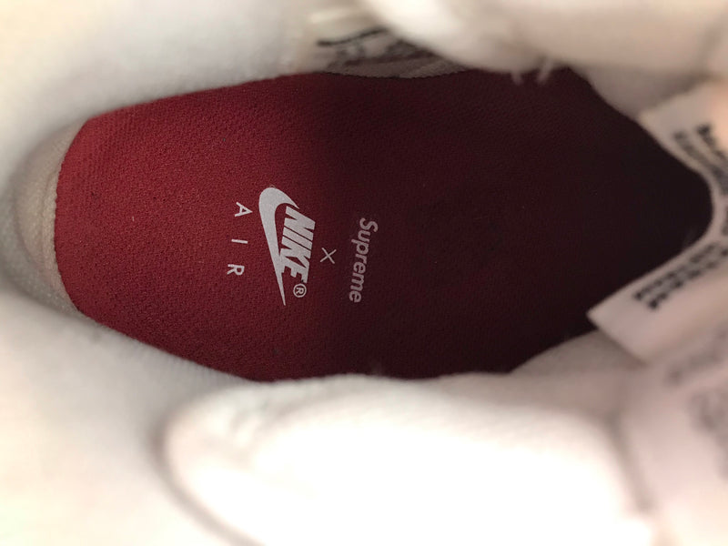 Supreme/AIR FORCE 1 HIGH WORLD FAMOUS/Hi-Sneakers/US9.5/WHT/Leather/Graphic