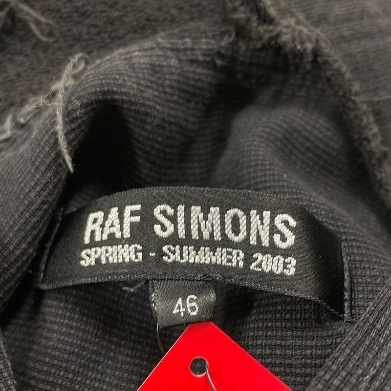 RAF SIMONS/Shirt/46/Cotton/BLK