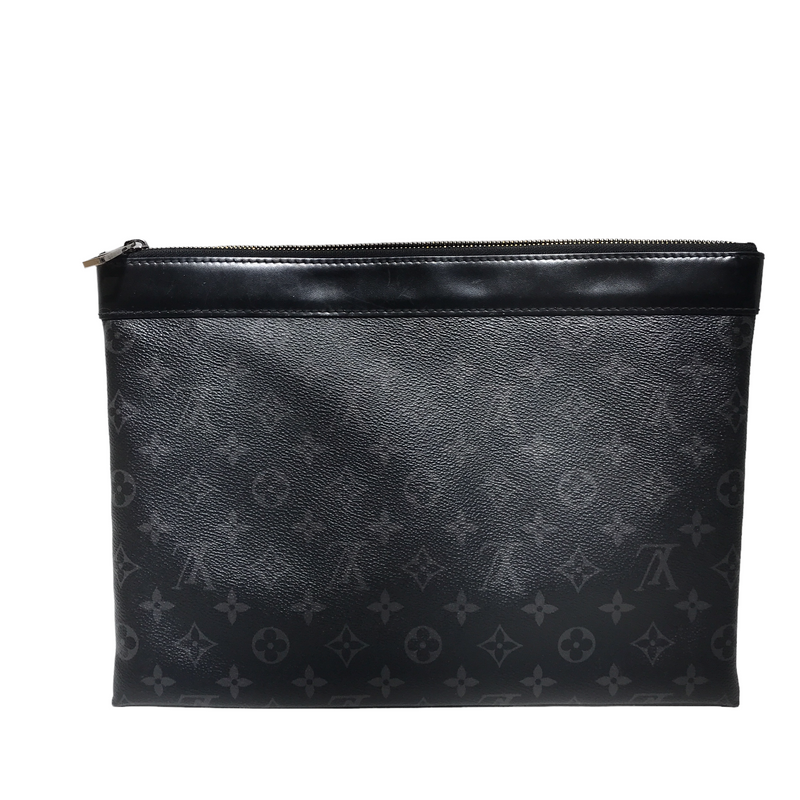 LOUIS VUITTON/Pouch/Monogram/Leather/BLK/POCHETTE DISCOVERY
