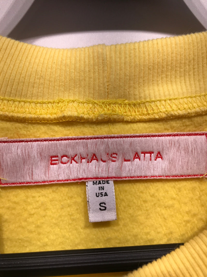 ECKHAUS LATTA//Tops/S/YEL/Cotton/Plain