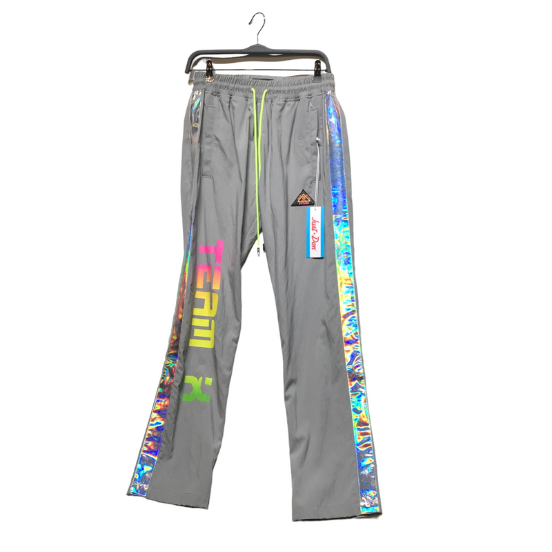JUST DON//Pants/M/GRY/Nylon/Plain