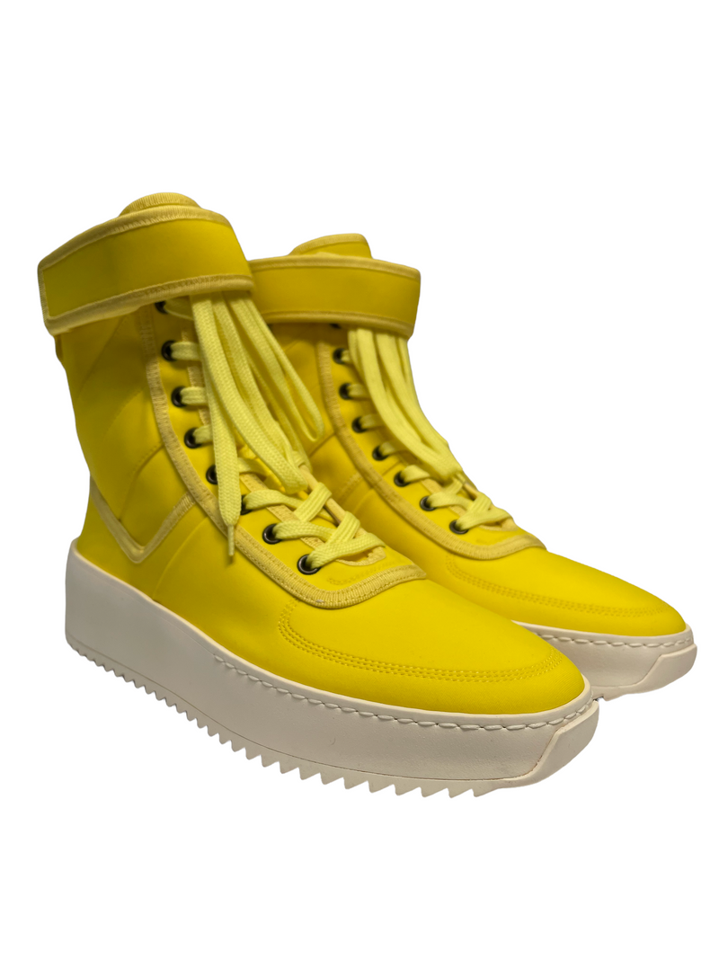 FEAR OF GOD//Hi-Sneakers/40/YEL/Suede/Plain