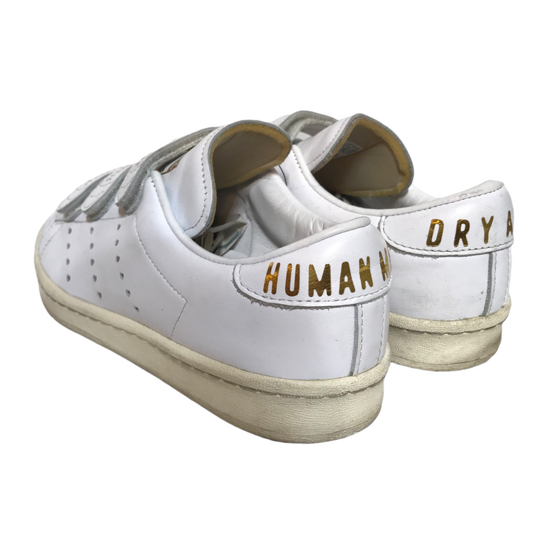 HUMAN MADE/adidas//Low-Sneakers/US 8/Leather/WHT