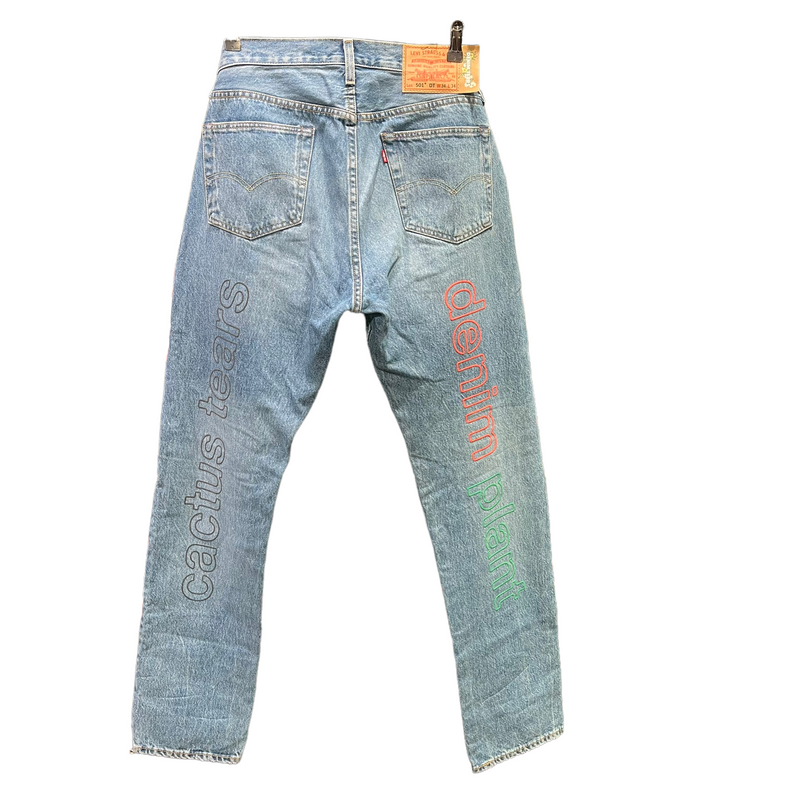 CACTUS PLANT FLEA MARKET/Pants/34/Cotton/BLU//Graphic/4TH OF JULY