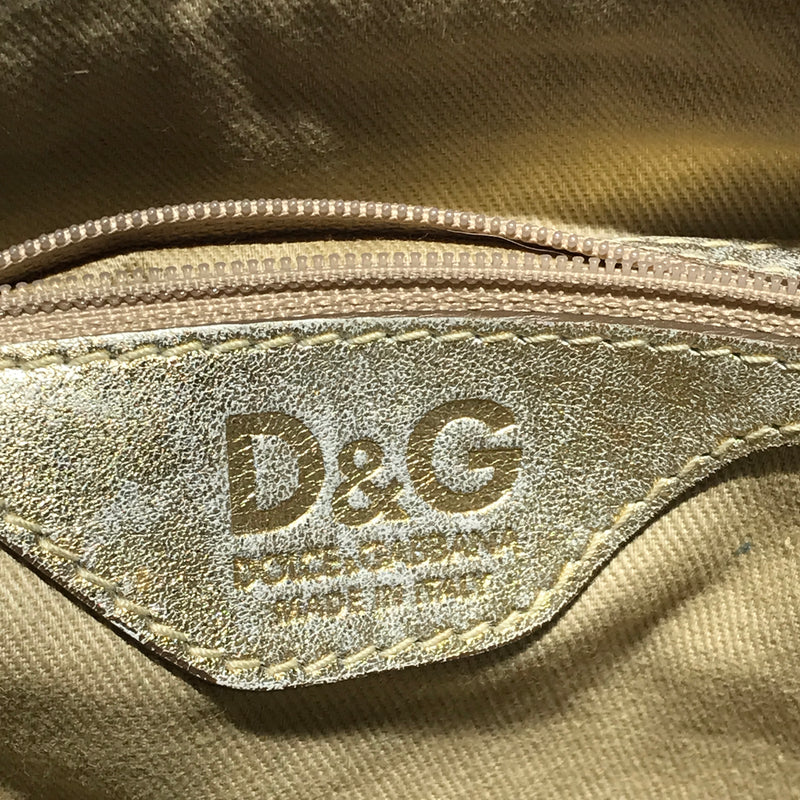 D&G/Clutch Bag/Leather/GLD