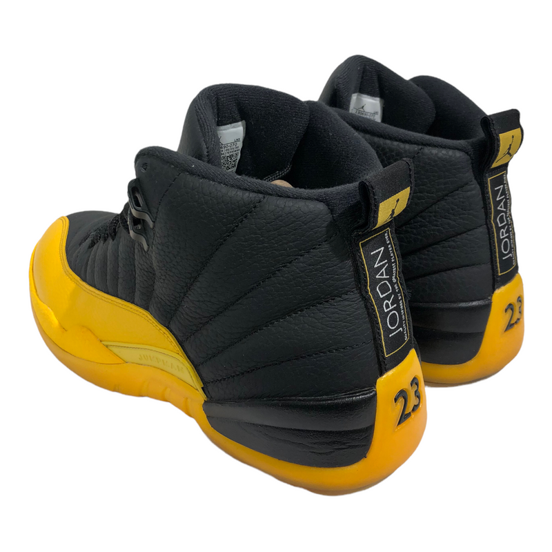 Jordan/JORDAN 12 RETRO BLACK UNIVERSITY GOLD/Hi-Sneakers/10/YEL/Others/Plain