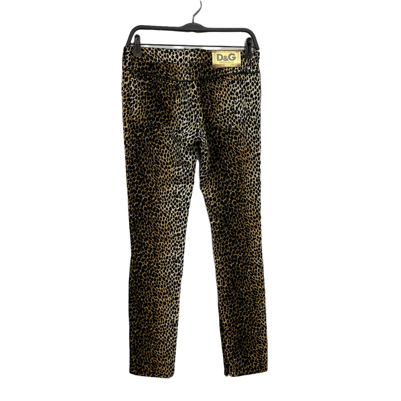 D&G/Skinny Pants/26/Leopard/Cotton/CML