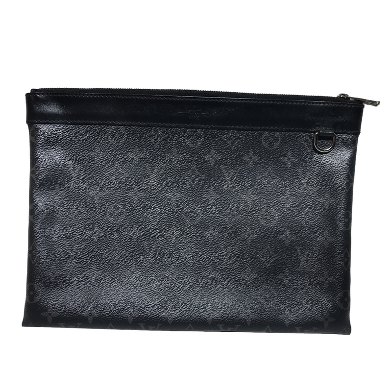 LOUIS VUITTON/Pouch/Monogram/Leather/BLK/POCHETTE DISCOVERY