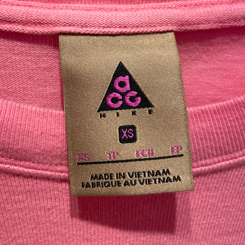 NIKE ACG/LS T-Shirt/XS/PNK/Cotton/BQ7289-662