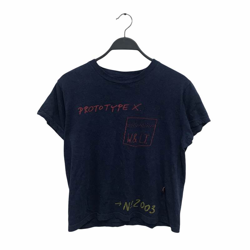 Walter Van Beirendonck/T-Shirt/S/NVY/Cotton