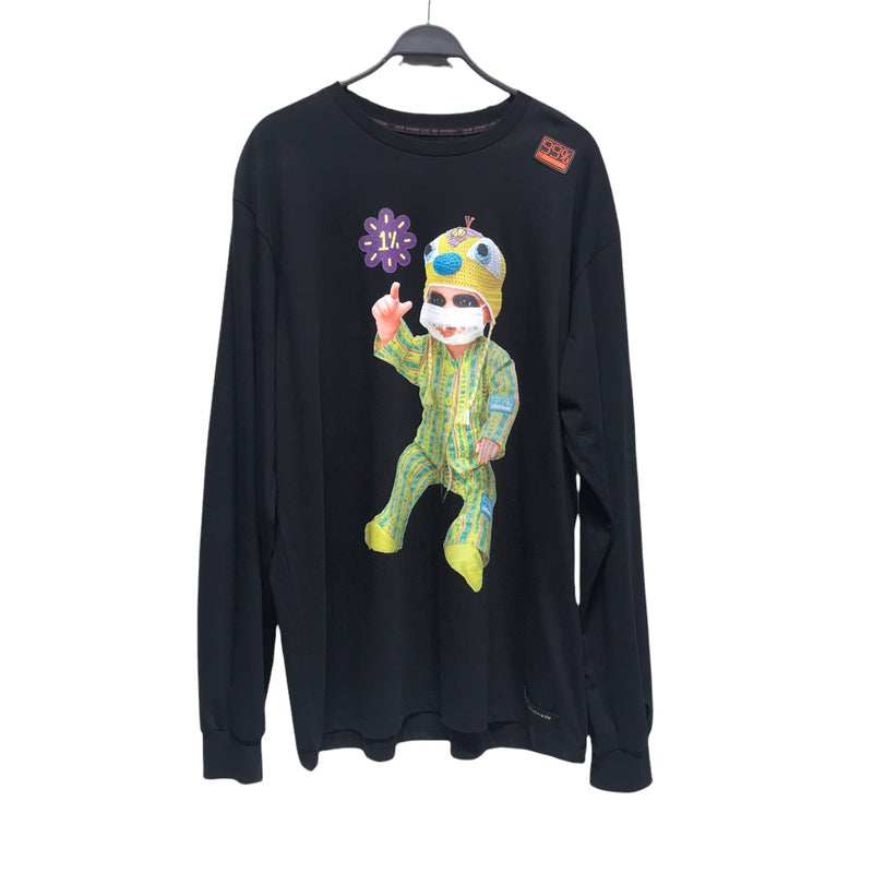 99%IS-/LS T-Shirt/4/BLK/Cotton/Graphic
