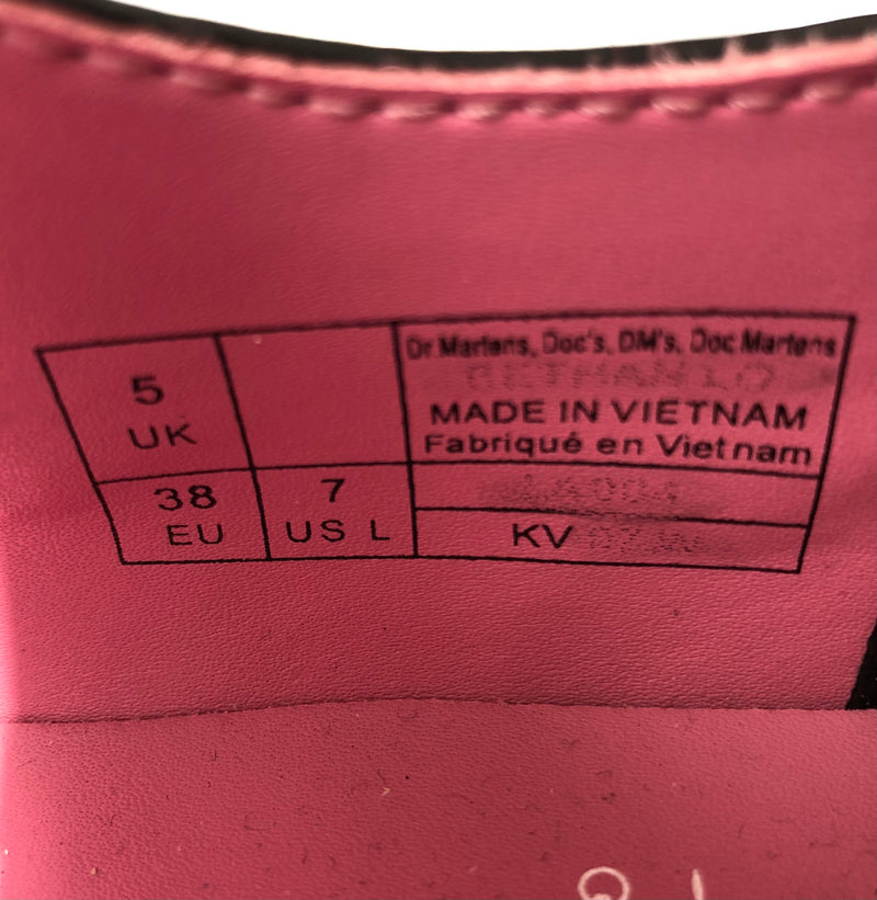 Dr.Martens/Shoes/US 7/Leather/BLK