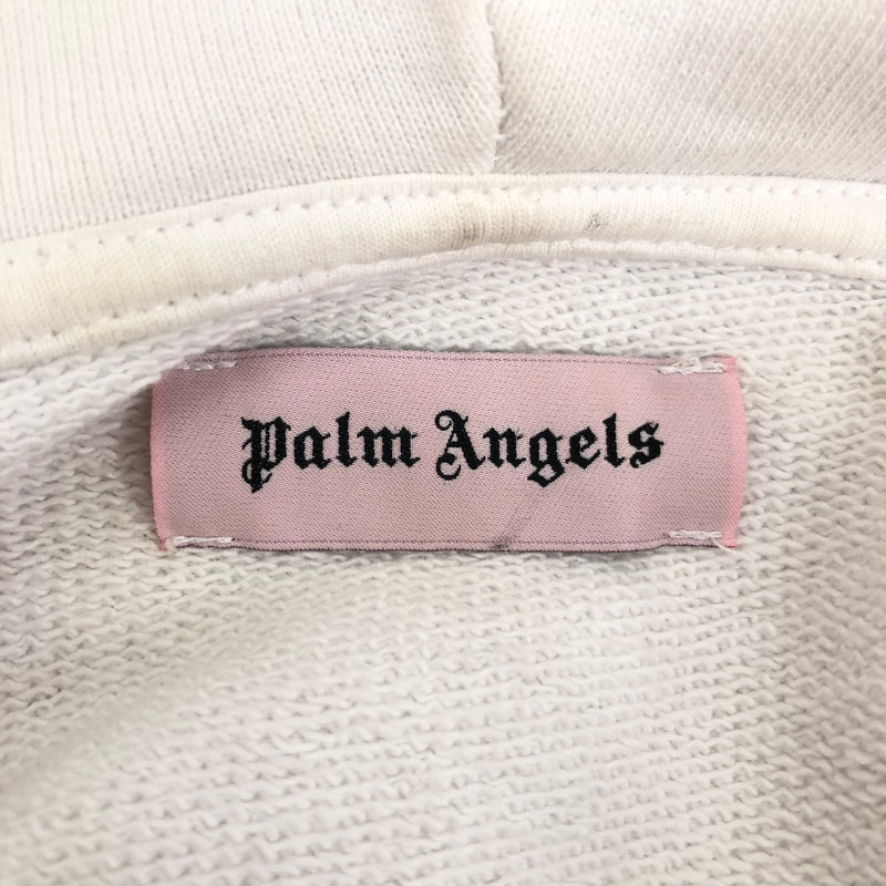 PALM ANGELS//Hoodie/XL/WHT/Cotton/Plain/Oversize
