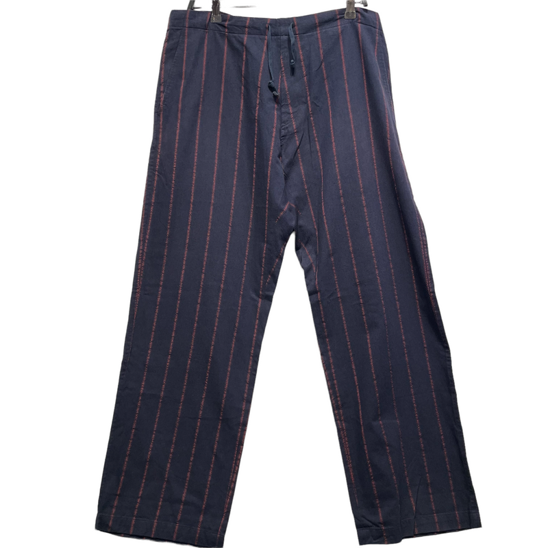 COMME des GARCONS HOMME/Pants/M/NVY/Rayon/Stripe/HP-02012M