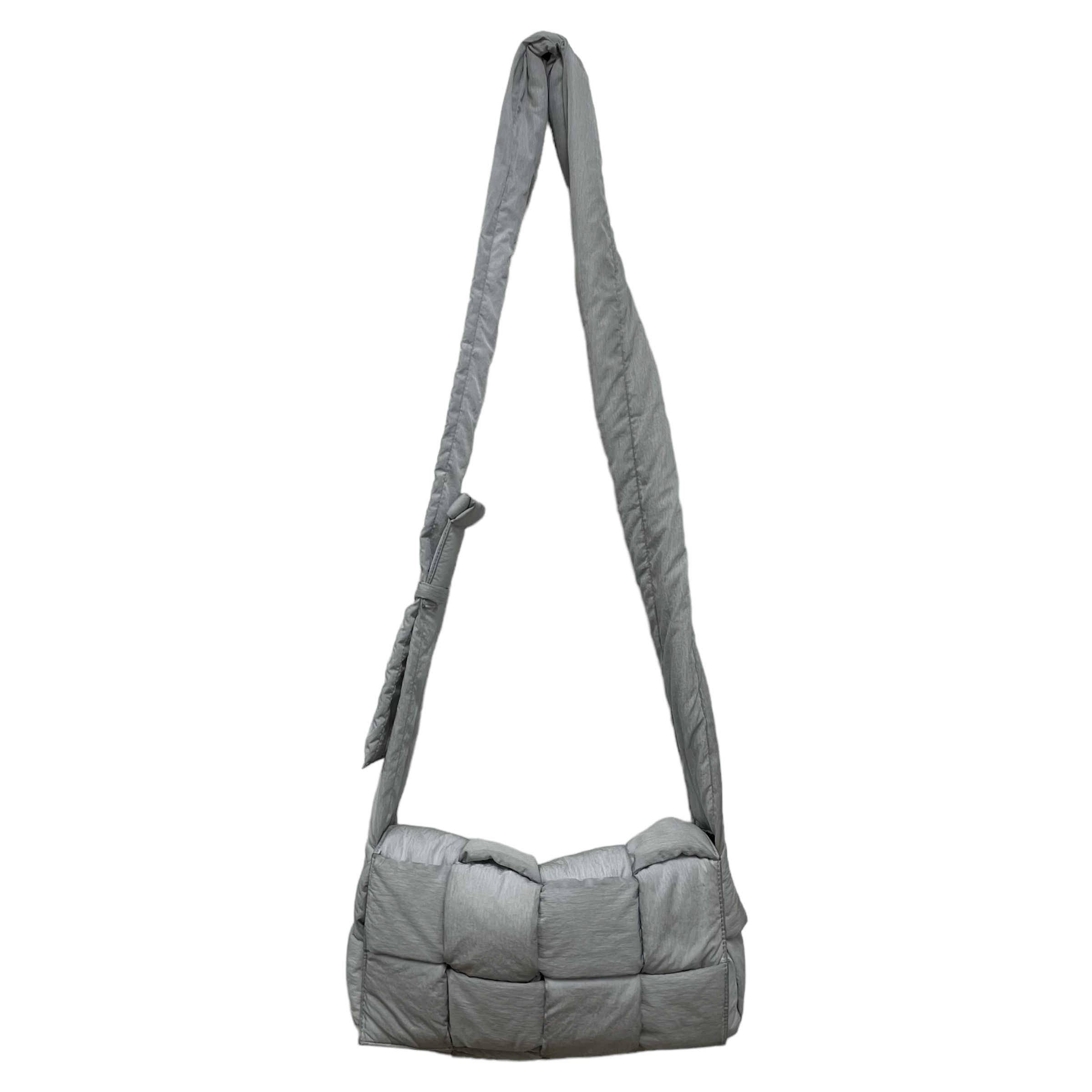 BOTTEGA VENETA/Cross Body Bag/Nylon/GRY view 1