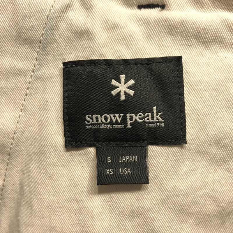 snow peak/Pants/XS/IDG/Cotton/Plain