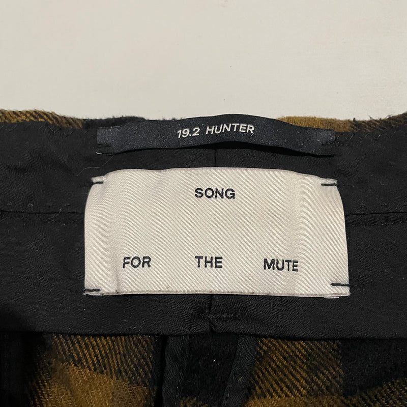 SONG FOR THE MUTE/Pants/48/Cotton/BRW/Plaid