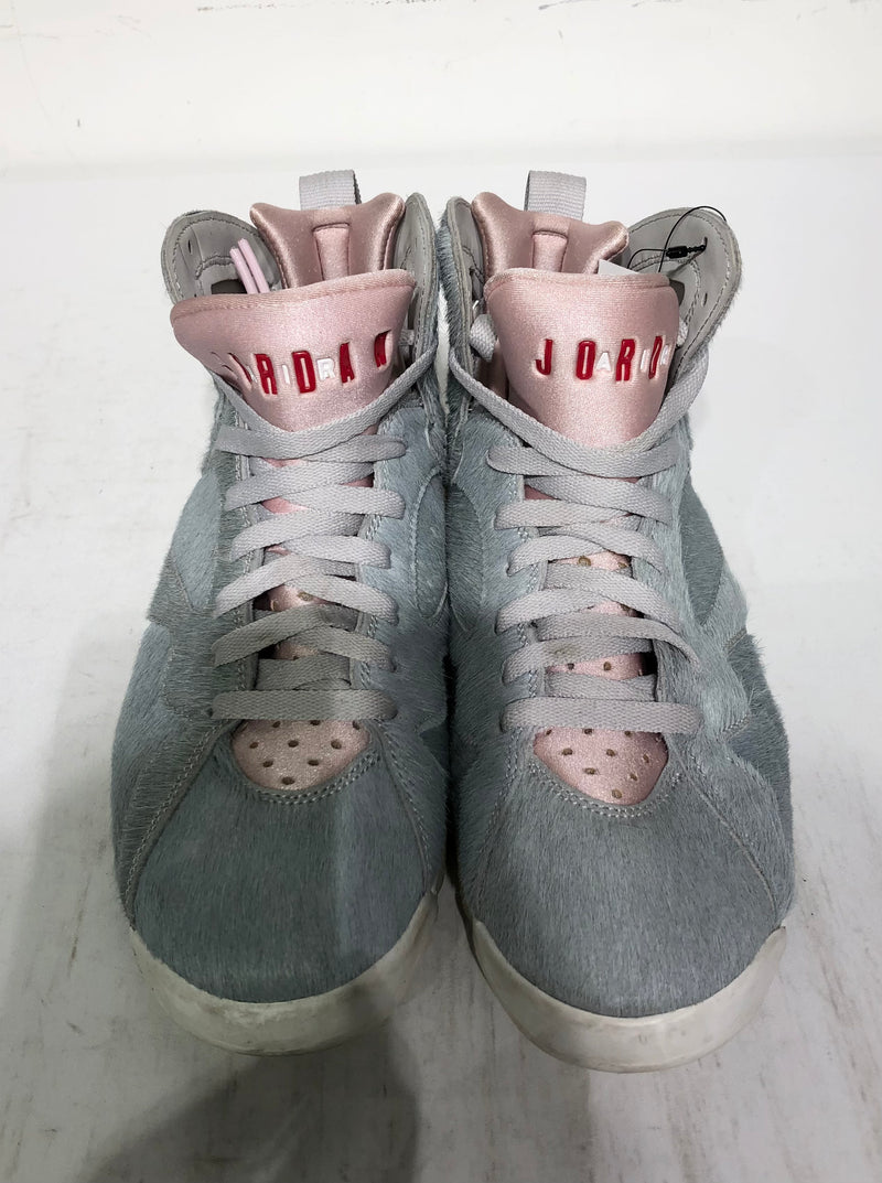 Jordan/Hi-Sneakers/US 8.5/Fake Fur/BLU/Jordan 7  Hare