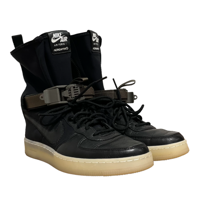 NIKE/ACRONYM//Hi-Sneakers/US 6.5/Polyester/BLK/AF1 DOWNTOWN