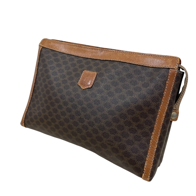 Celine/Pouch/BRW/Leather/Monogram