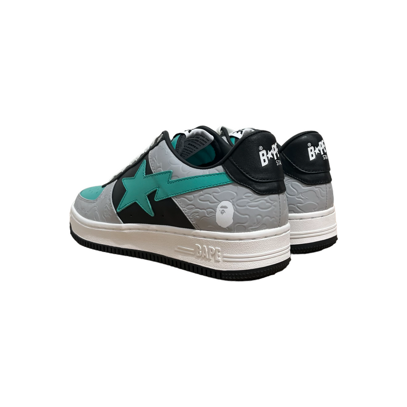 BAPE STA!/Low-Sneakers/US 9/Leather/GRN/LOW M2 GREEN