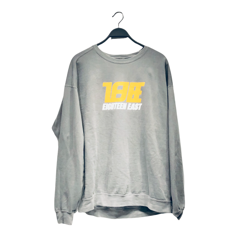 18EAST/Sweatshirt/XXL/GRY/Cotton/Graphic