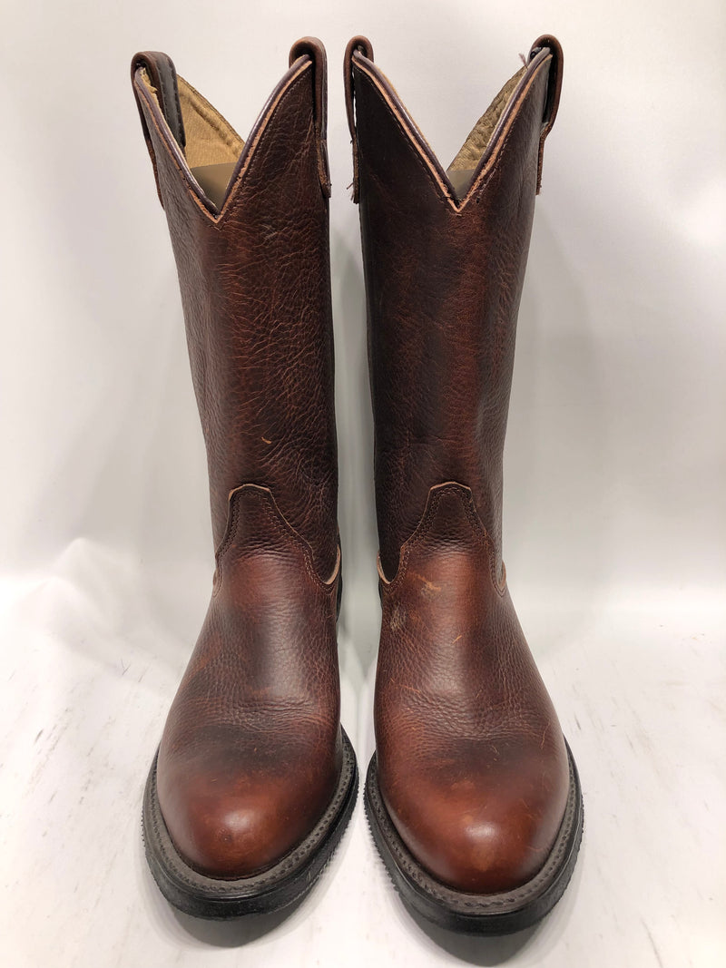 DOUBLE H /Cowboy Boots/8.5/BRW/Leather