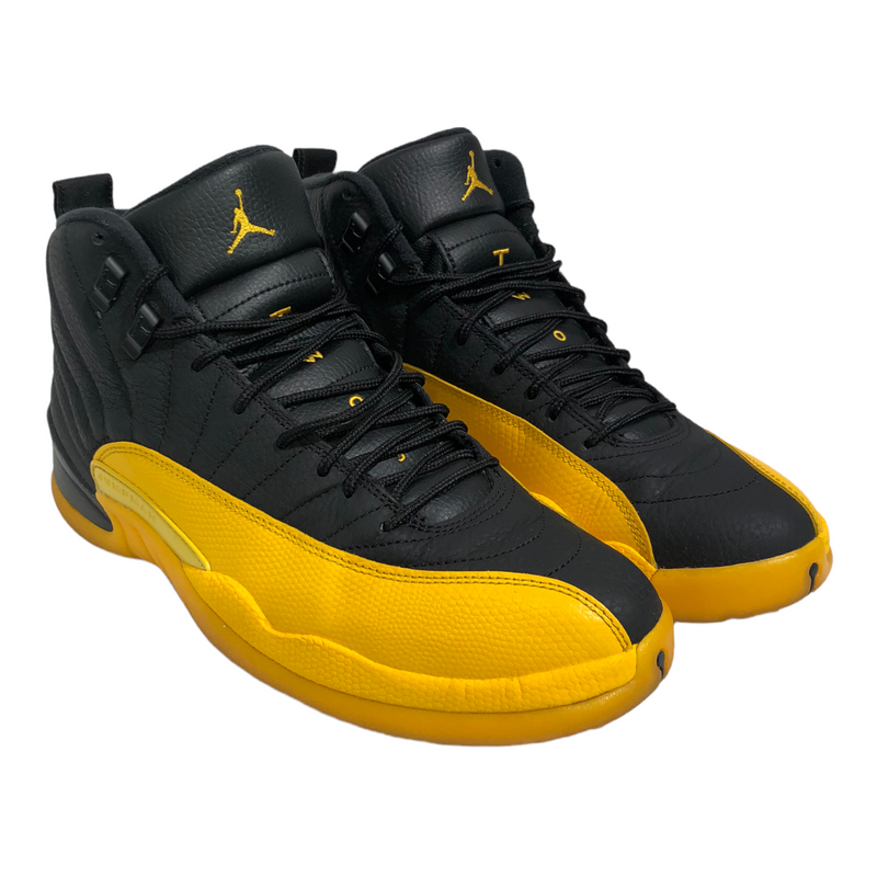 Jordan/JORDAN 12 RETRO BLACK UNIVERSITY GOLD/Hi-Sneakers/10/YEL/Others/Plain