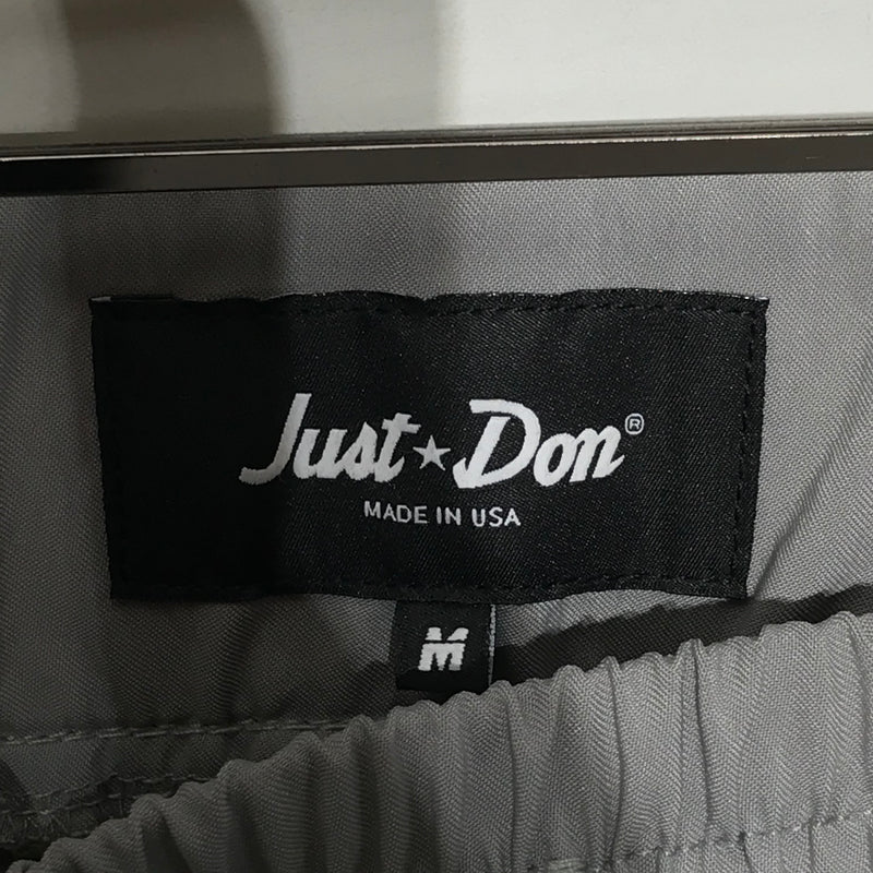 JUST DON//Pants/M/GRY/Nylon/Plain
