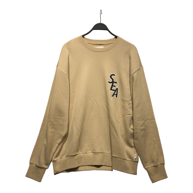 WIND AND SEA//Sweatshirt/XL/BEG/Cotton/Graphic