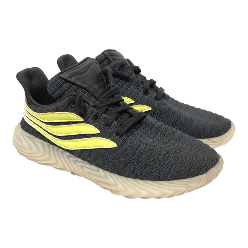 Adidas/SOBAKOV/Low-Sneakers/US9.5/BLK/Cotton/Plain