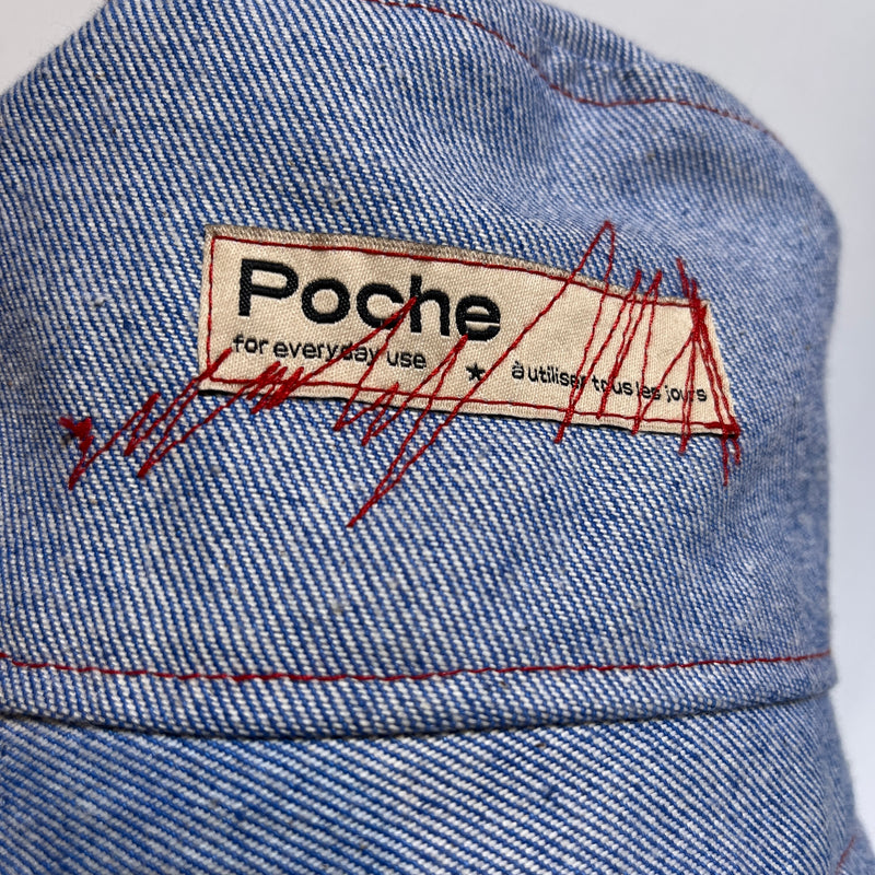 Poche/Bucket Hat/Plaid/Cotton/MLT