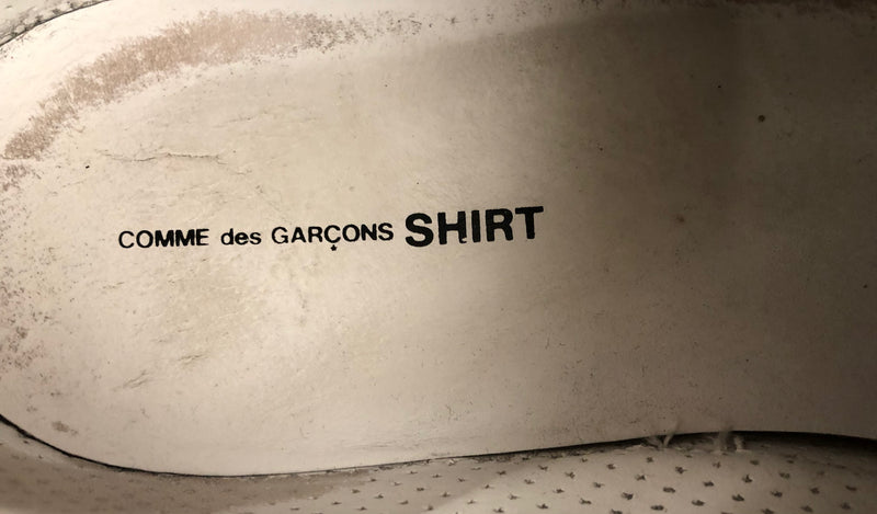 COMME des GARCONS SHIRT/Low-Sneakers/US 9/Leather/WHT/ERIK SCHEDIN