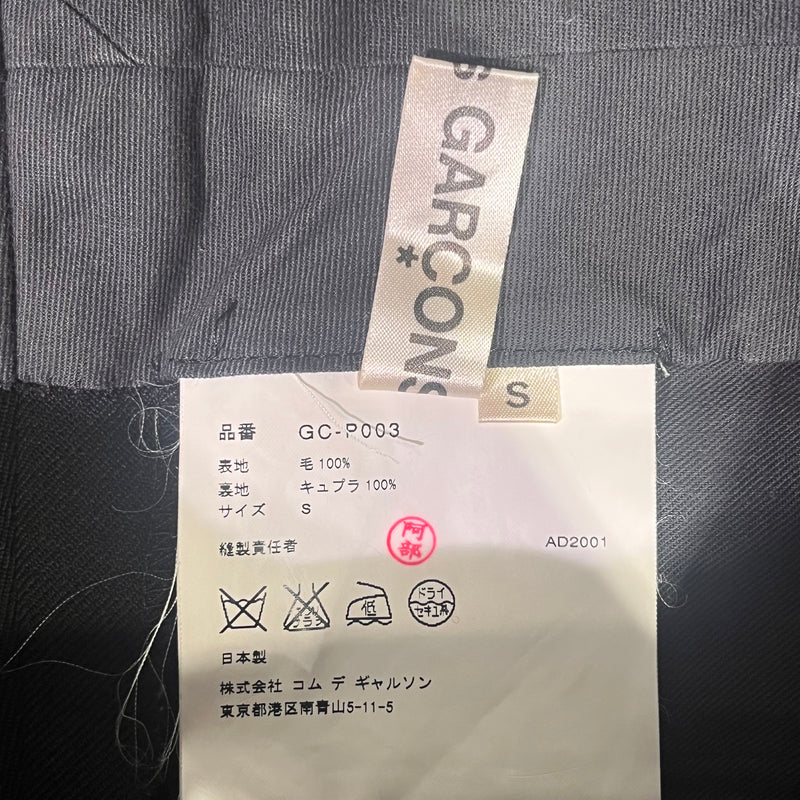 COMME des GARCONS/Bottoms/S/Wool/BLK