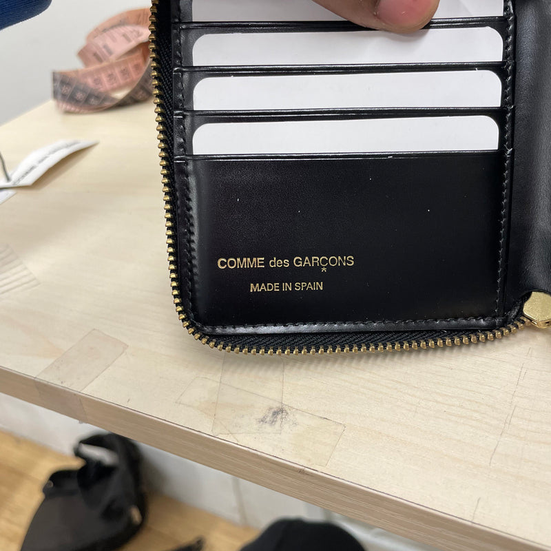 COMME des GARCONS/Coin Wallet/Leather/BLK