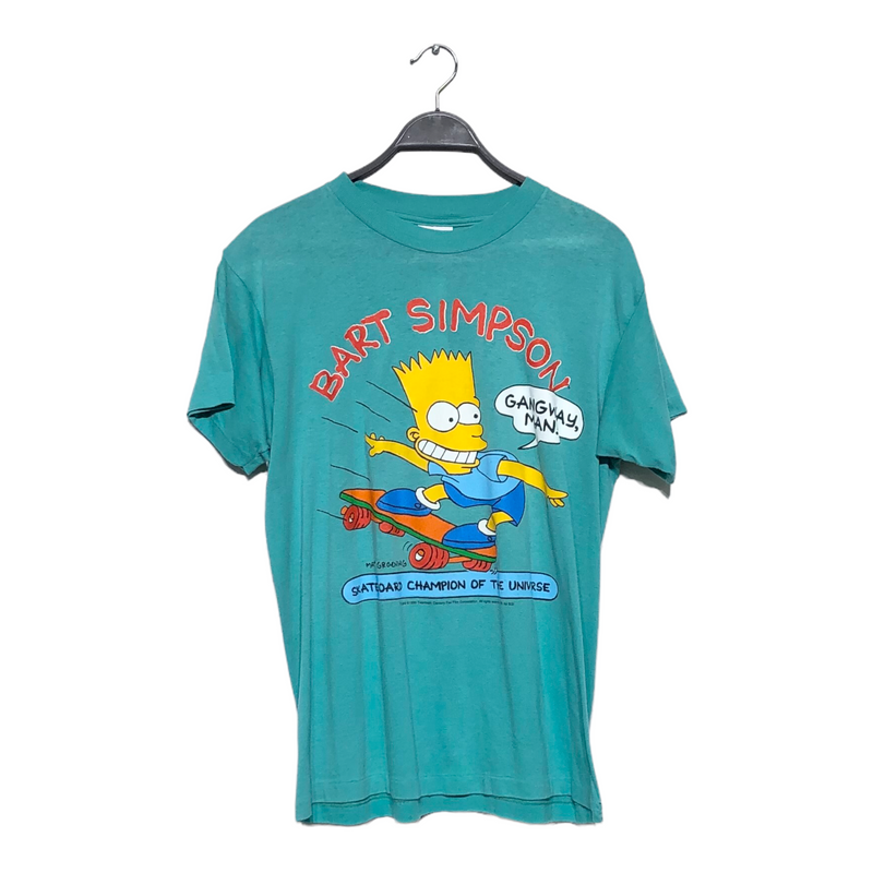Bart Simpson/T-Shirt/L/Cotton/BLU/VINTAGE