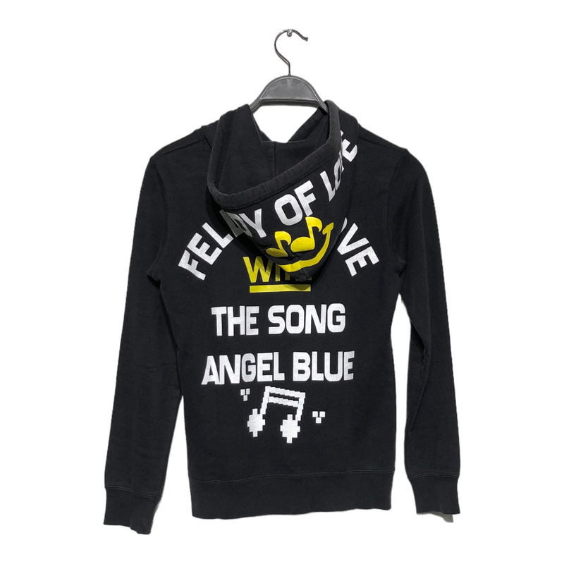 ANGEL BLUE///Sweatshirt/S/Graphic/Cotton/BLK//W [Designers] Design/