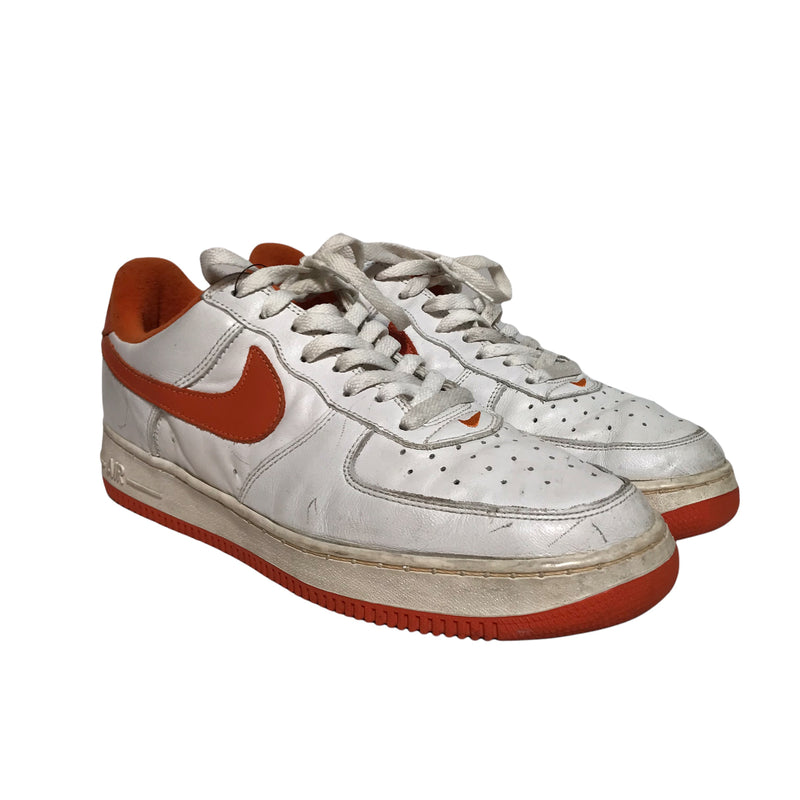 NIKE/AIR FORCE 1 1999/Low-Sneakers/US12/ORN/Leather/Border