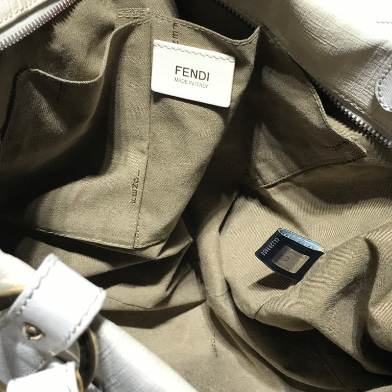 FENDI//Hand Bag//WHT/Leather/Monogram