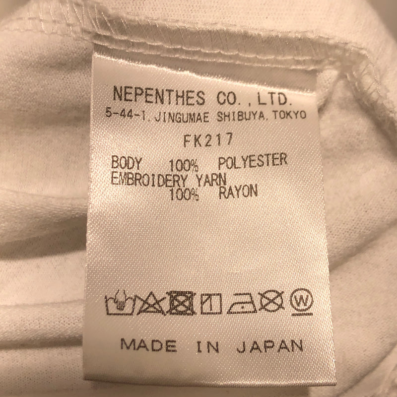 Needles/LS T-Shirt/M/WHT/Cotton