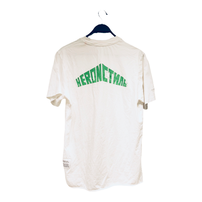 HERON PRESTON/T-Shirt/XS/Cotton/WHT/CTNMB