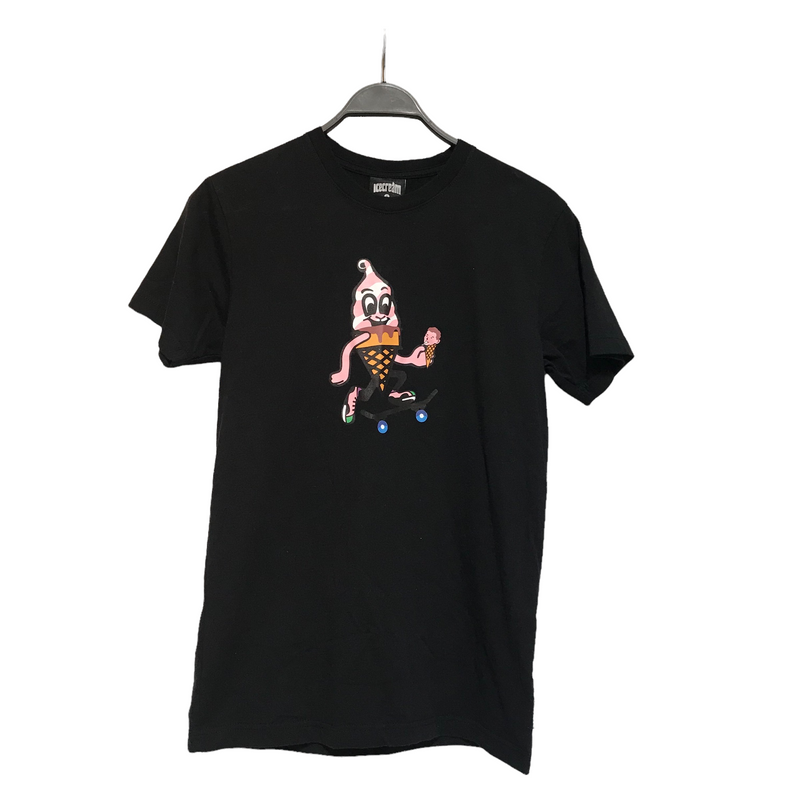 ICE CREAM/T-Shirt/S/Cotton/BLK/Graphic