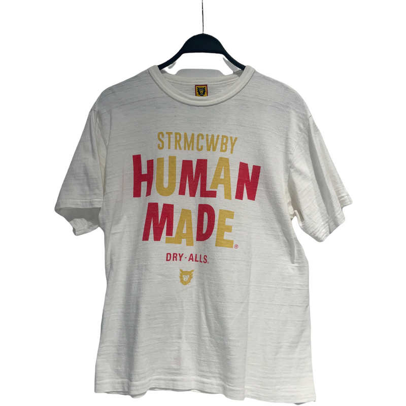 HUMAN MADE/T-Shirt/L/Cotton/WHT/Plain