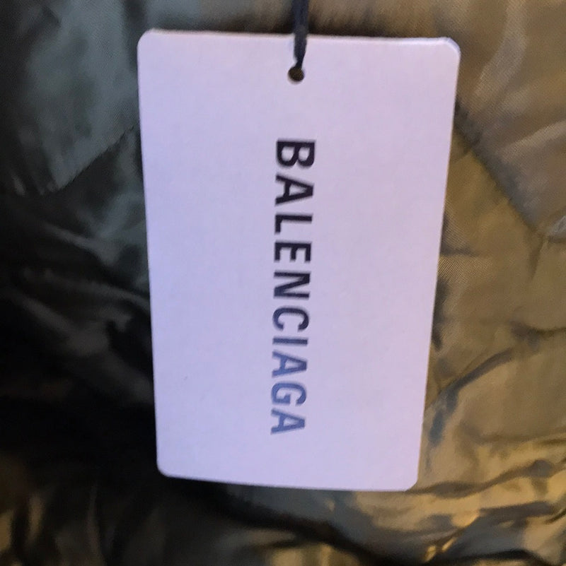 BALENCIAGA///Military Jkt/32/Plain/Nylon/GRN/Army Swing Jacket